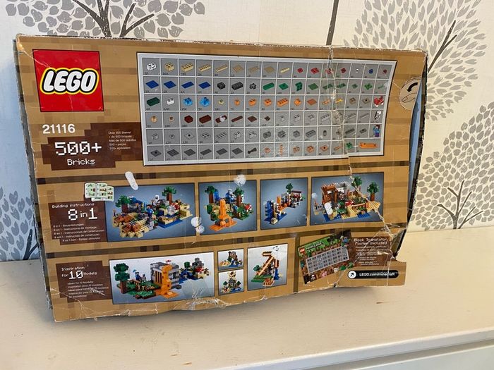 Lego Minecraft Crafting Box Set 21116