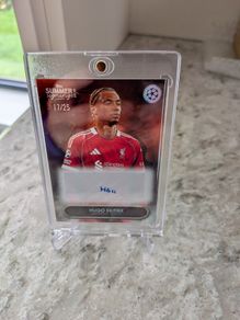 Hugo Ekitike Liverpool Topps Summer signing card