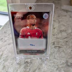 Hugo Ekitike Liverpool Topps Summer signing card