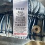 Next girls Mom style stonewash denim jeans aged 2-3 Image 3