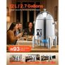 Stainless Steel Beverage Dispenser, 12L Drink Dispenser with Alcohol Burner, Hot & Cold Drink Dispensers for Coffee Tea Hot Water Image 3
