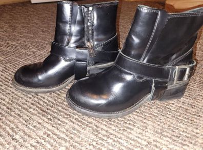 All saints Spitalfields biker boots
