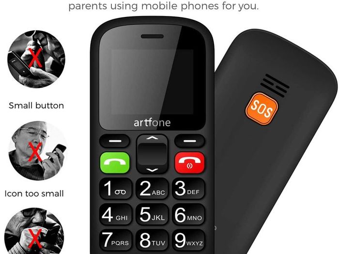 Seniors OAP Big Button phone Artphone Wexford