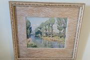 Vintage framed print