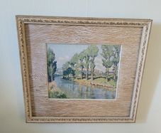 Vintage framed print