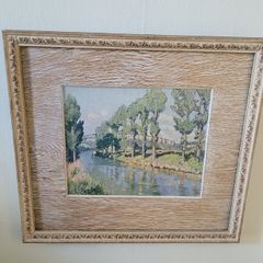 Vintage framed print