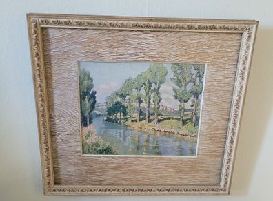 Vintage framed print