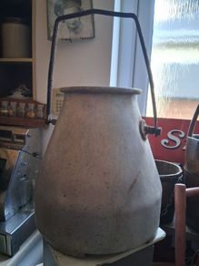Irish "Castle" brand Nenagh Aluminium Dairy Pail