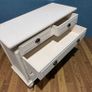 White Chest of Drawers Image 3