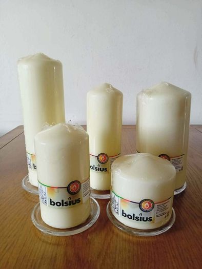 Pillar Candles & Glass Candle Holders