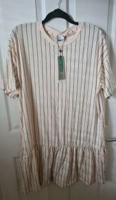 Noisy May Stripe Dress Size Xl(nwt)