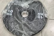 brand new 2x10kilo olympic bumper weight plates