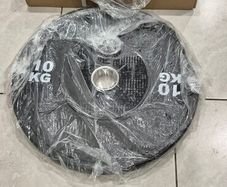 brand new 2x10kilo olympic bumper weight plates