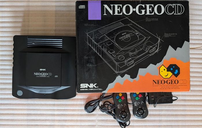 Boxed Neo Geo CD Top Loader - Furrtek NeoCD SD Loader - Japan Import