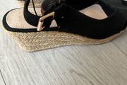Wide Fit Wedge Sandals, size 4