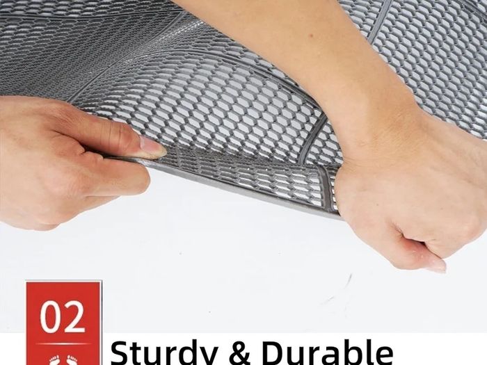 Drainage Floor Mat 300 X 90cm Commercial Indoor Outdoor Non-Slip Rubber Entrance Mats Anti-Fatigue Waterproof Door Mat with Drainage