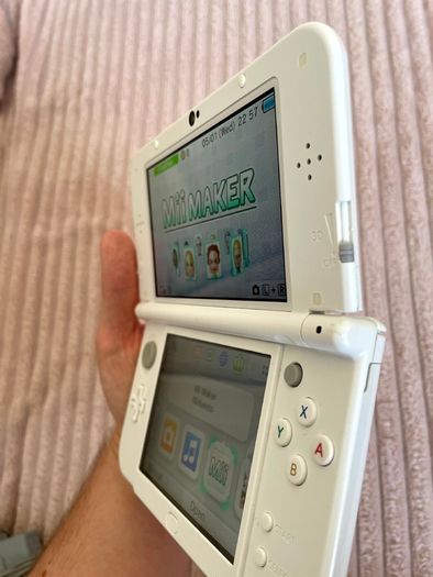 Modded New Nintendo 3DS XL White Dual IPS