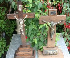 Vintage Wooden Crosses 35 each