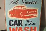 Old retro Car Wash Sign