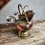 Vintage copper and brass coal helmet +2 Image 4