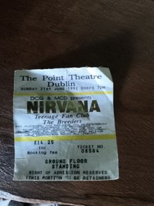 Nirvana Ticket 1992