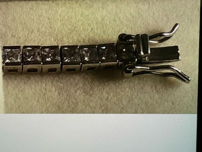 silver 925 tennis bracelet