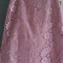 IN VOGUE mauve lace overlay skirt Sz 12 (Fit 10-12UK) Image 2
