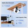 120 x 60 cm, Stable Sit-Stand Desk with Memory Control Image 6