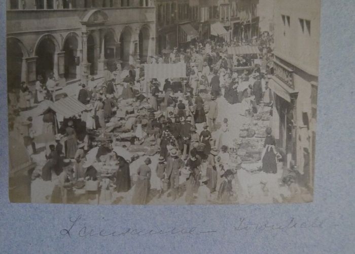 Victorian Photograph Album Photo Card Album  Antique Cabinet Card Photographs Photos ITALIA 21 Page 42 Photos
