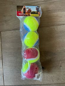 dog tennis ball set fetch balls Regatta New