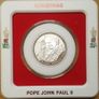 Poland 10000 zloty John Paul II 1988 rare silver coin Image 6