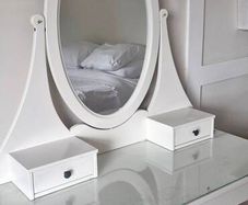 Hemnes vanity from ikea.