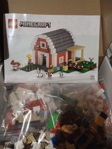 lego minecraft red barn 21187
