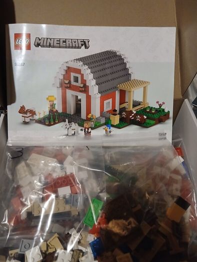 lego minecraft red barn 21187