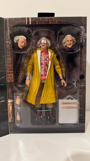 Back to the Future Part 2 Ultimate Series 7 Inch Action Figure - Doc Brown (Yellow Jacket)