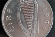 Ireland BU 1964 Florin (2s) Coin