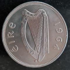 Ireland BU 1964 Florin (2s) Coin