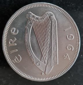 Ireland BU 1964 Florin (2s) Coin