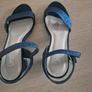 Navy glitter sandals Image 4
