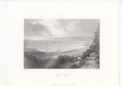 W.H. Bartlett. Belfast Lough
