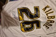 Derby County Kevin Kilbane match ireland football worn signed shirt