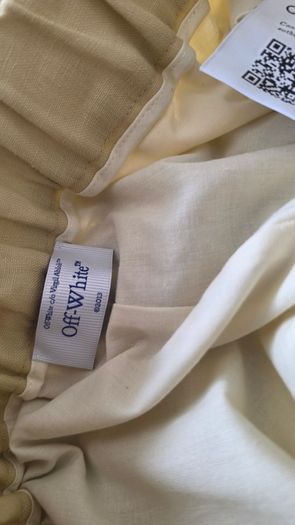 Off-White linen trousers