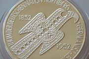 5 Deutsche Mark (Germanic Museum) 2013 proof Commemorative replica of rare 1952 coin