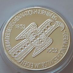 5 Deutsche Mark (Germanic Museum) 2013 proof Commemorative replica of rare 1952 coin