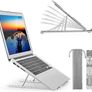 New Sale | Aluminum Adjustable Laptop Stand For Desk, Foldable Laptop Holder For Desk Image 3