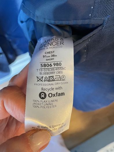 M&S linen blazer