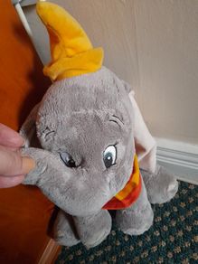 Dumbo Plush - Walt Disney Toy Stuffed Animal Elephant, like new, very soft