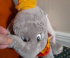 Dumbo Plush - Walt Disney Toy Stuffed Animal Elephant, like new, very soft