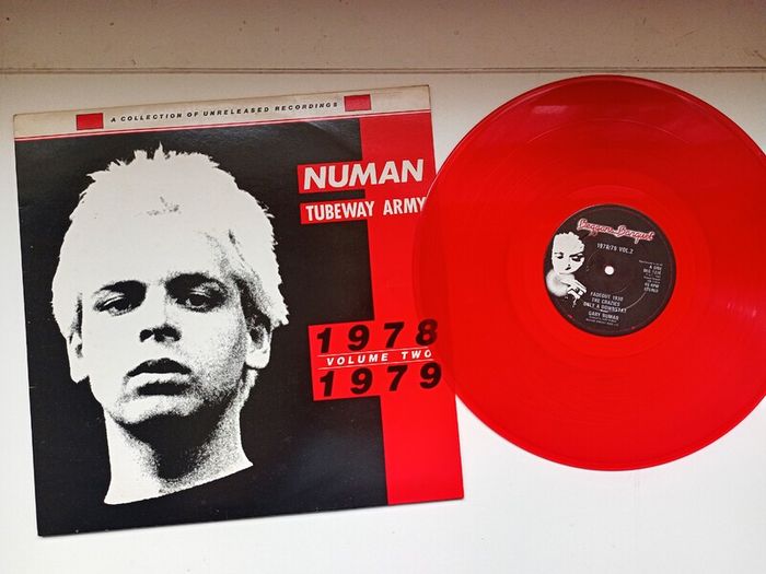 Tubeway Army Color Vinyl 12 inc  Ep 1985