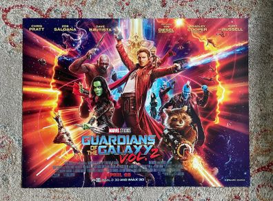 Guardians of the Galaxy Vol 2 - Quad Cinema Poster